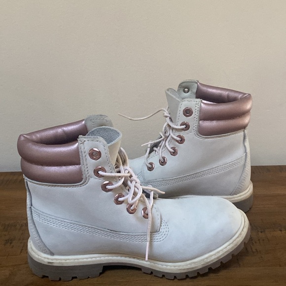 Timberland Waterville 6” Waterproof Boot Women’s Natural Nubuck Size 6.5 - Picture 8 of 11